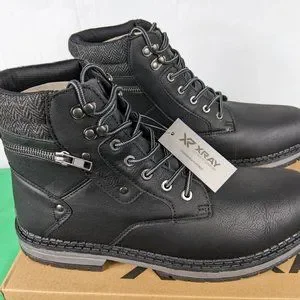 xray | Shoes | Xray Hiker Work Lace Up Boot Shoes Black  display picture 2